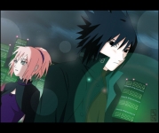 Sasuke e Sakura nel futuro